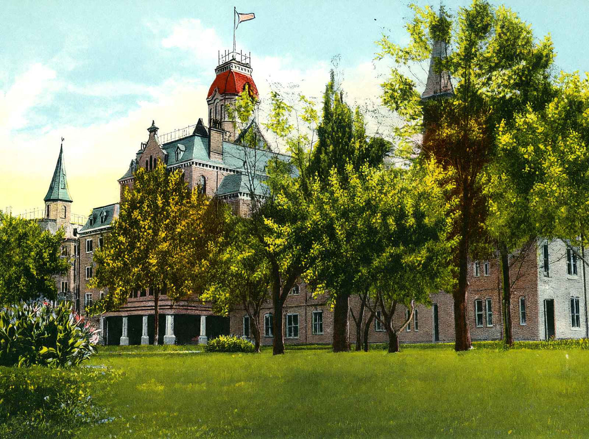 Institution for the Blind Columbus Ohio in 1906 Vintage Print (7 Sizes)