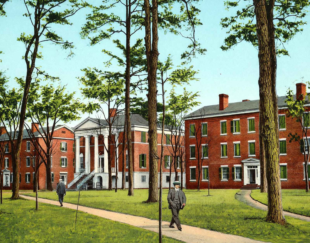 Columbia Theological Seminary Columbia SC in 1908 Vintage Print (7 Sizes)