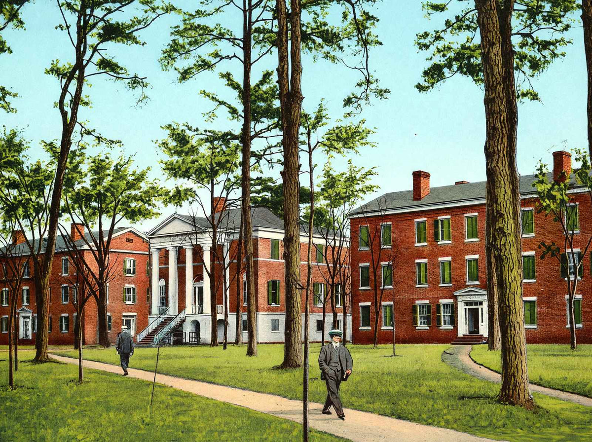 Columbia Theological Seminary Columbia SC in 1908 Vintage Print (7 Sizes)