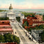 Main Street Looking South to Capitol Columbia in 1908 Vintage Print (7 Sizes)