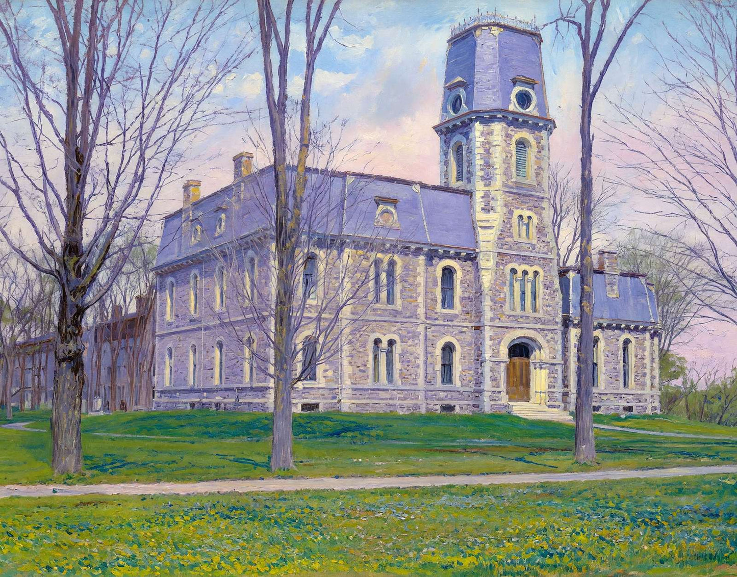Colby College Waterville Maine in 1905 Art Print (7 Sizes) - Premium Quality