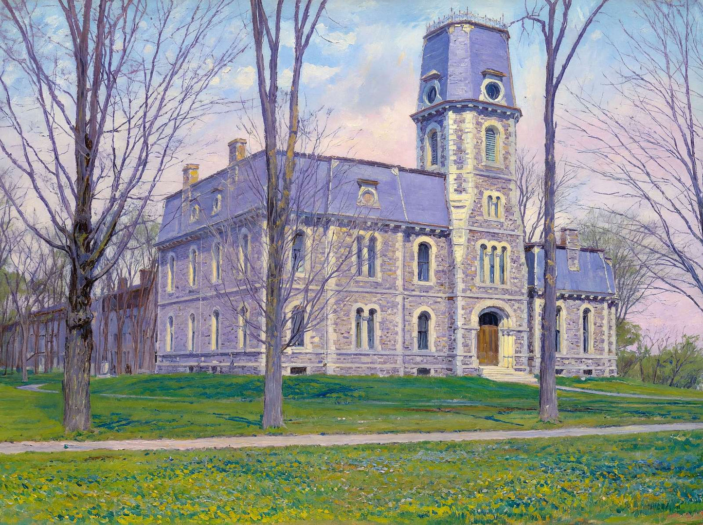 Colby College Waterville Maine in 1905 Art Print (7 Sizes) - Premium Quality