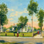 Colonial Hill Dallas in 1906 Art Print (7 Sizes) - Retouched