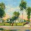 Colonial Hill Dallas in 1906 Art Print (7 Sizes) - Retouched