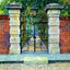 Colonial Gate Charleston in 1906 Painting Print (7 Sizes) - Restored