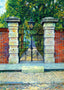 Colonial Gate Charleston in 1906 Painting Print (7 Sizes) - Restored