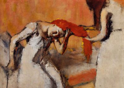 Combing the Hair 1900 Painting by Edgar Degas Art Print (6 Sizes) - Restored