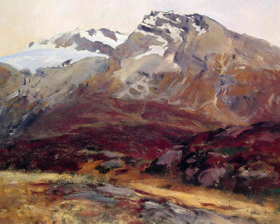 Coming Down from Mont Blanc 1911 Painting by John Singer Sargent 8x10" Art Print