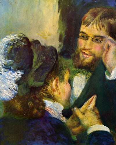 Conversation fine art print by Pierre-Auguste Renoir (1879)