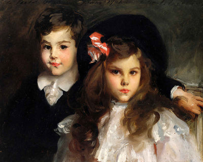 Conrad and Reine Ormand fine art print by John Singer Sargent (1906)