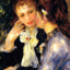 Confidences Art Print 1878 Painting by Pierre-Auguste Renoir (6 Sizes)