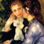 Confidences Art Print 1878 Painting by Pierre-Auguste Renoir (6 Sizes)