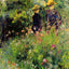 Conversation in a Rose Garden 1876 by Pierre-Auguste Renoir Art Print (6 Sizes)
