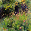 Conversation in a Rose Garden 1876 by Pierre-Auguste Renoir Art Print (6 Sizes)