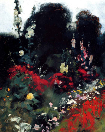 Corner of a Garden art print by John Singer Sargent (1879)