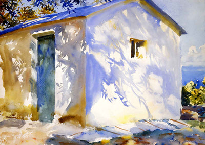 Corfu Lights and Shadows Fine Art Print 1909 by John Singer Sargent (6 Sizes)