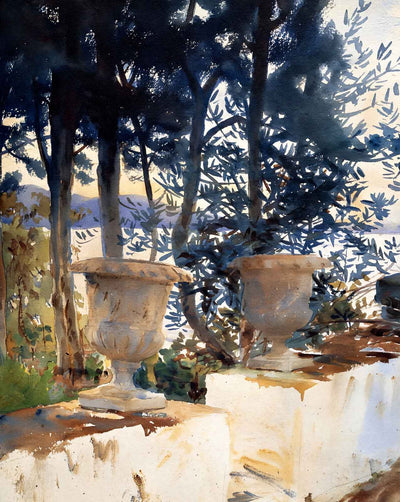 Corfu the Terrace art print by John Singer Sargent (1909)