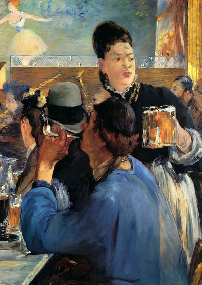 Corner of a Cafe-Concert 1880 Painting by Edouard Manet Fine Art Print (6 Sizes)