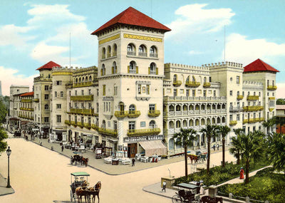 Cordova Hotel St Augustine FL in 1907 Vintage Print (7 Sizes) - High Quality