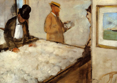 Cotton Merchants in New Orleans Fine Art Print 1873 by Edgar Degas (6 Sizes)