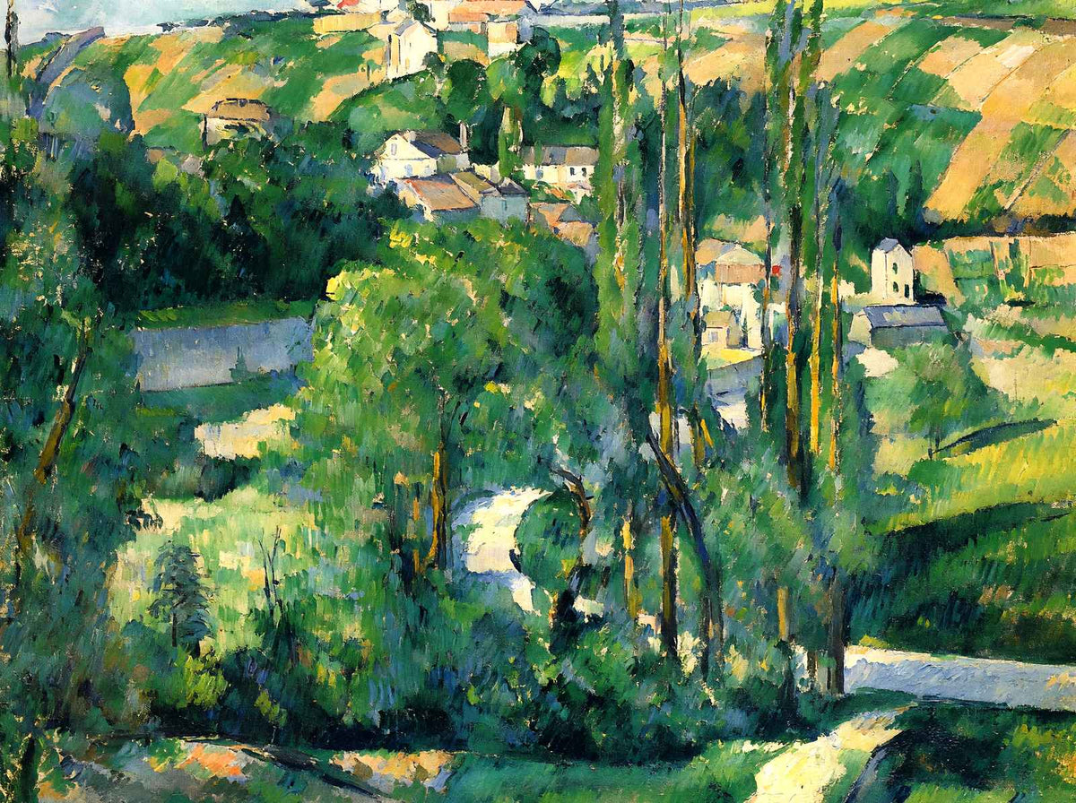 Cote Du Galet, at Pontoise 1880 Painting by Paul Cezanne Art Print (6 Sizes)