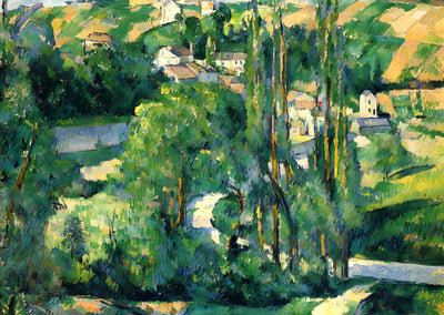 Cote Du Galet, at Pontoise 1880 Painting by Paul Cezanne Art Print (6 Sizes)