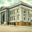 County Building Springfield Ohio in 1907 Vintage Print (7 Sizes) - Restored