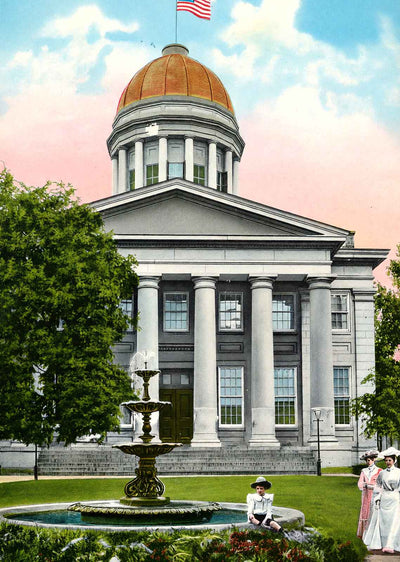 Courthouse Norfolk VA in 1905 Vintage Print (7 Sizes) - Archival Paper
