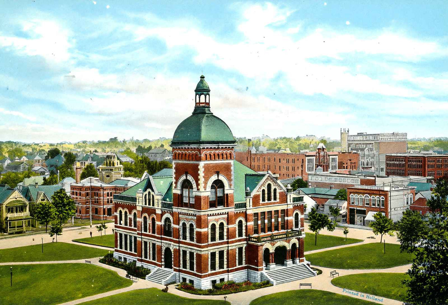 Court House Shreveport LA in 1906 Vintage Print (7 Sizes) - Acid Free