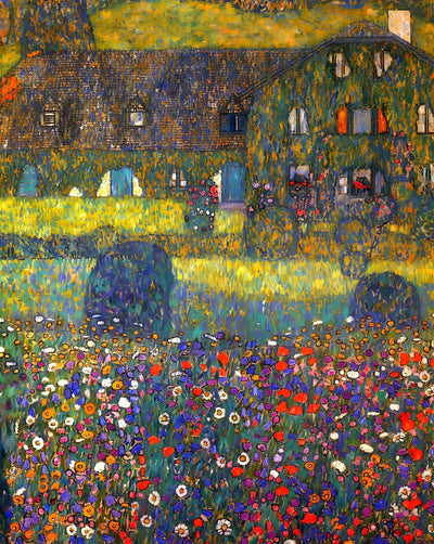 Country House by the Attersee art print by Gustav Klimt (1914)