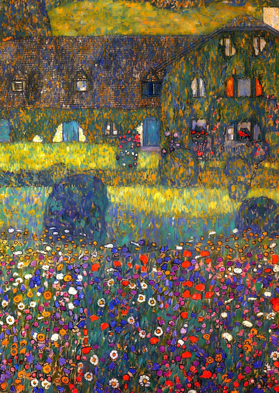 Country House by the Attersee 1914 Painting by Gustav Klimt Art Print (6 Sizes)