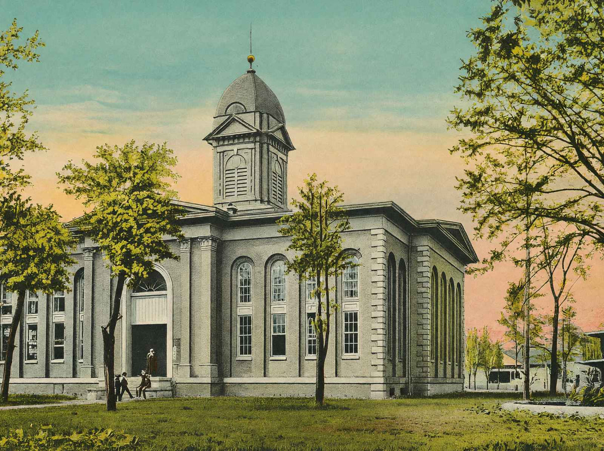 Court House Paducah KY in 1906 Vintage Print (7 Sizes) - High Quality