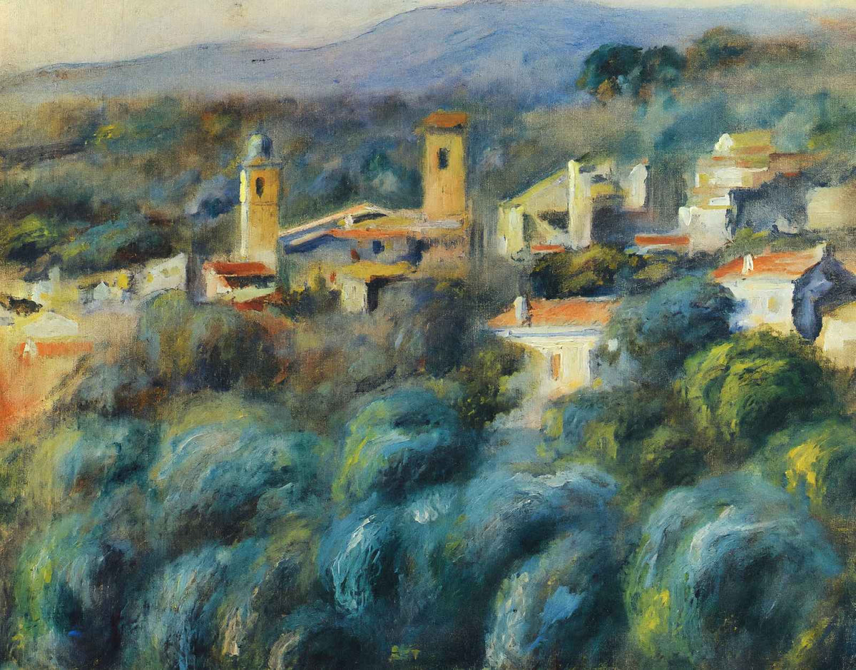 Cros De Cagnes 1905 Painting by Pierre-Auguste Renoir Art Print (6 Sizes)