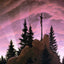 Cross in the Mountains (Tetschen Altar) 1808 by Friedrich Art Print (6 Sizes)