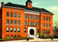 Crosby High School Waterbury CT in 1907 Vintage Print (7 Sizes) - Premium Print