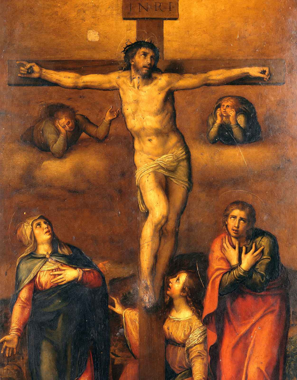 Crucifixion 1540 Painting by Michelangelo Fine Art Print (6 Sizes)