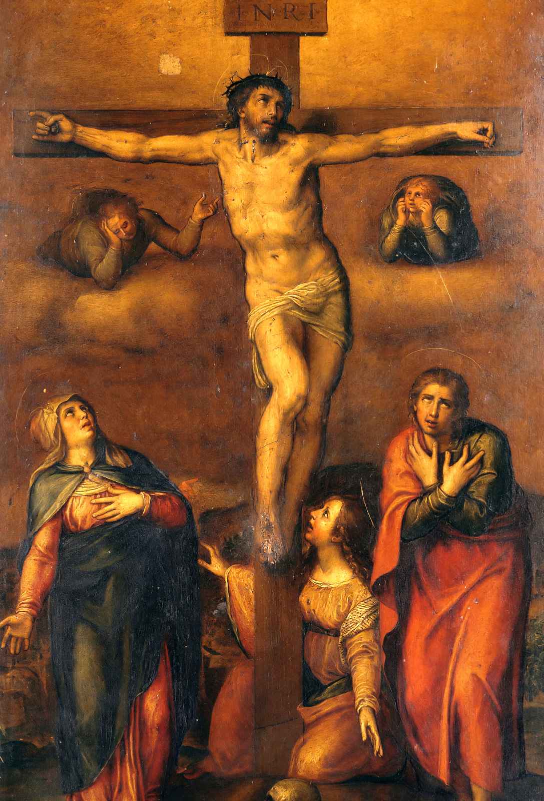 Crucifixion 1540 Painting by Michelangelo Fine Art Print (6 Sizes)