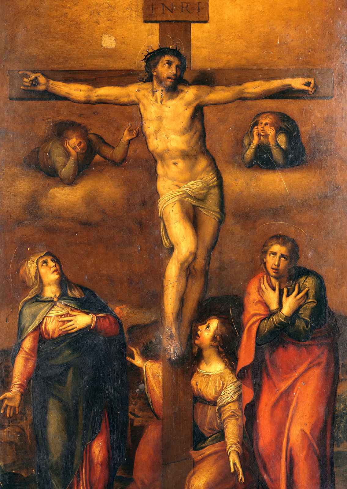 Crucifixion 1540 Painting by Michelangelo Fine Art Print (6 Sizes)