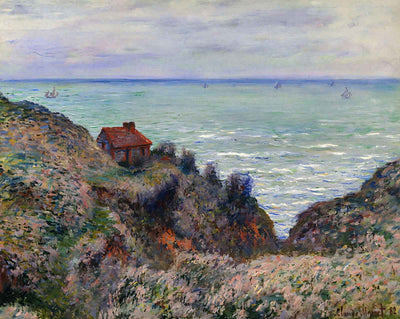 Customs House fine art print by Claude Monet (1882)