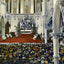 Interior of Sacred Heart Cathedral painting
