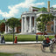 Colonial Residences Ross Avenue Dallas 1905 Vintage Print (7 Sizes) - Restored