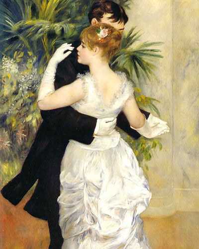Dance in the City art print by Pierre-Auguste Renoir (1883)