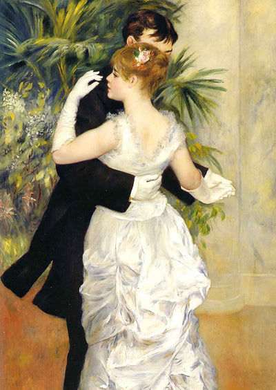 Dance in the City 1883 Painting by Pierre-Auguste Renoir Art Print (6 Sizes)