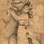 Dance in the Country Art Print 1883 Drawing by Pierre-Auguste Renoir (6 Sizes)