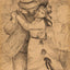 Dance in the Country Art Print 1883 Drawing by Pierre-Auguste Renoir (6 Sizes)