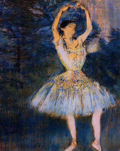 Dancer with Raised Arms fine art print by Edgar Degas (1891)