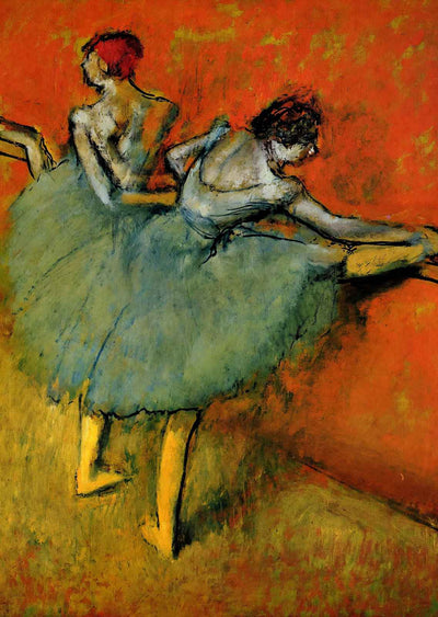 Dancers at the Barre Art Print 1905 Painting by Edgar Degas (6 Sizes)
