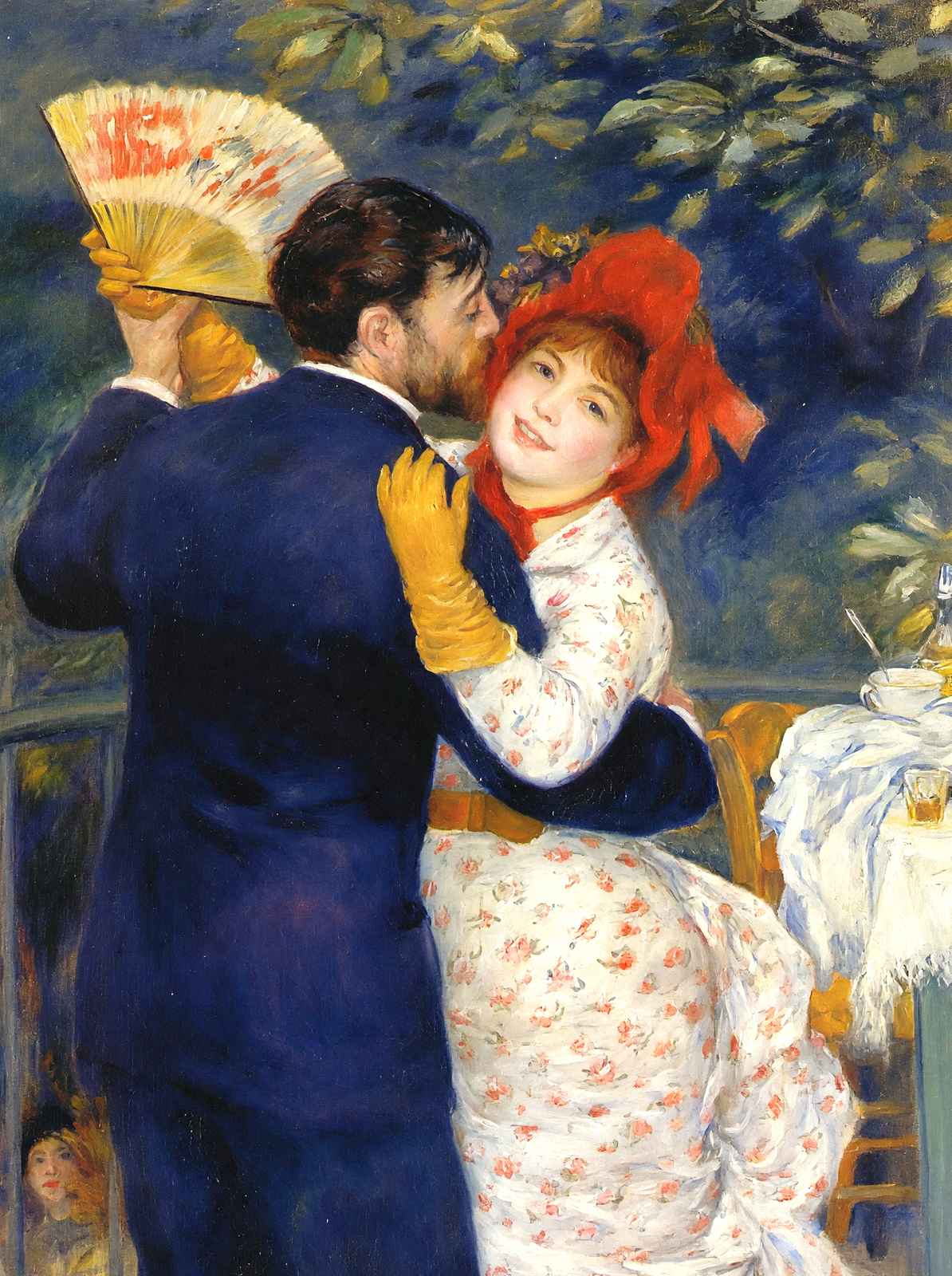 Dance in the Country Art Print 1883 Painting by Pierre-Auguste Renoir (6 Sizes)