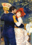 Dance in the Country Art Print 1883 Painting by Pierre-Auguste Renoir (6 Sizes)