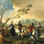 Dance of the Majos at the Banks of Manzanares painting print by Francisco Goya (1777)